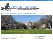 Tablet Screenshot of collegiateblueprint.com